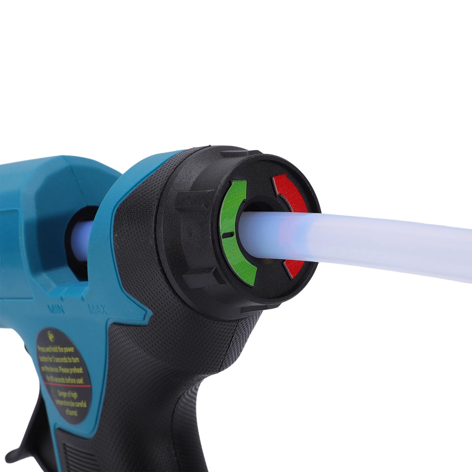 Pistola de Pegamento Termofusible Inalámbrica, con Pantalla LED
