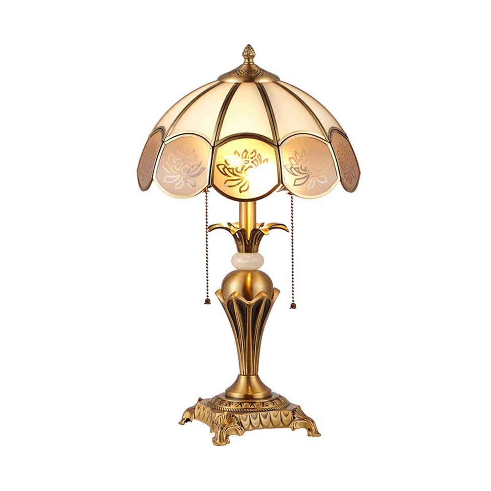 Współczesna mosiężna złota lampa stołowa LED kreatywna prosta szklana lampa biurkowa miedź do domu gabinetu sypialni przy łóżku, lampy ścienne