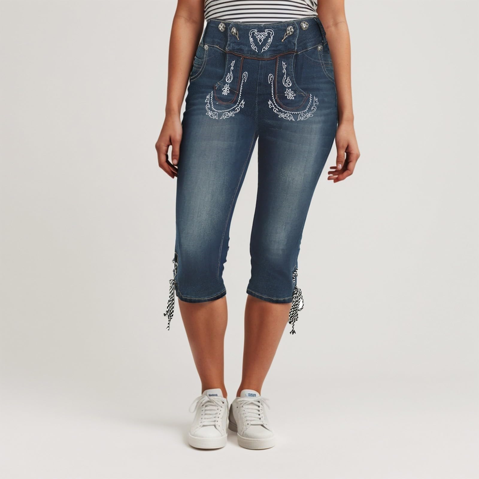 Pantalon Taille Haute Femme Coton Lin Jogging Fluide Élastique Léger Ample Palazzo Été Confortable Décontracté Large Souple Chic Poches A103