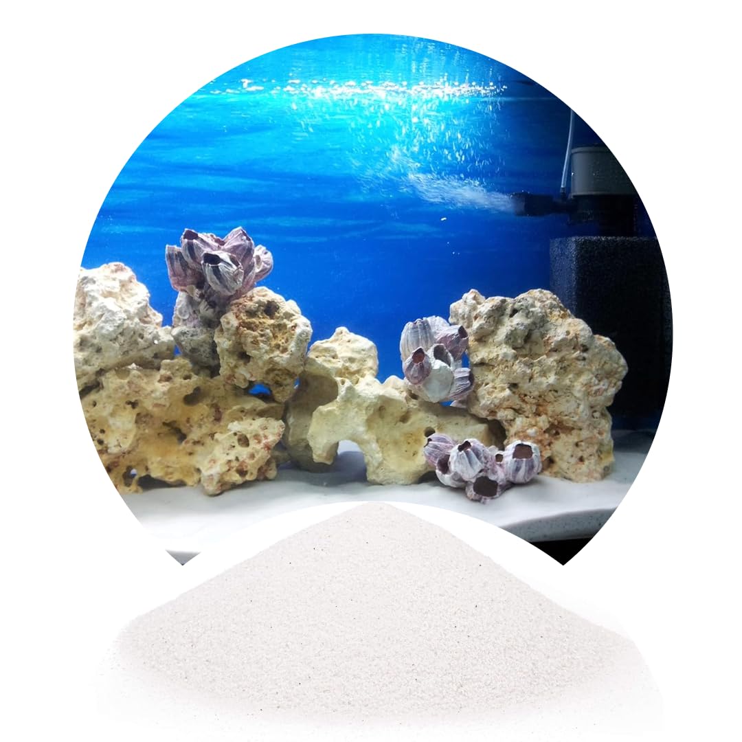 30kg Natural Aquarium Sand Substrate For All Types Fish Tanks Silica 0,5mm
