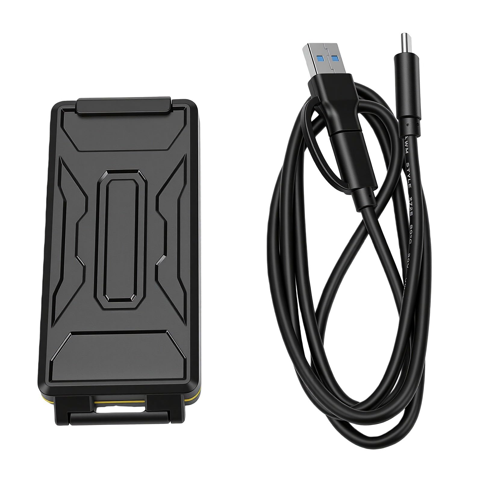 Docking Station Serial ATA M.2 Dual Bay, Custodia Duplicatore Dual Bay per Copia Offline, Supporto Chiave M.2 B Chiave B& 2230 2242 2260 2280 22110, Indicatore di Avanzamento LED,One