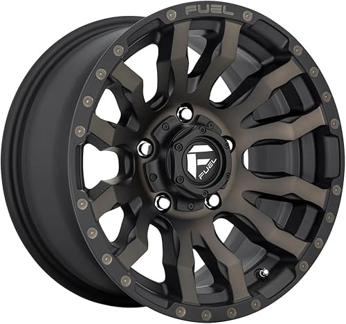 Miniatura 5 de FUEL 1PC BLITZ - Rueda de automóvil de 20 x 10 (2.4 x 55.0in), color negro brillante (0.709in)