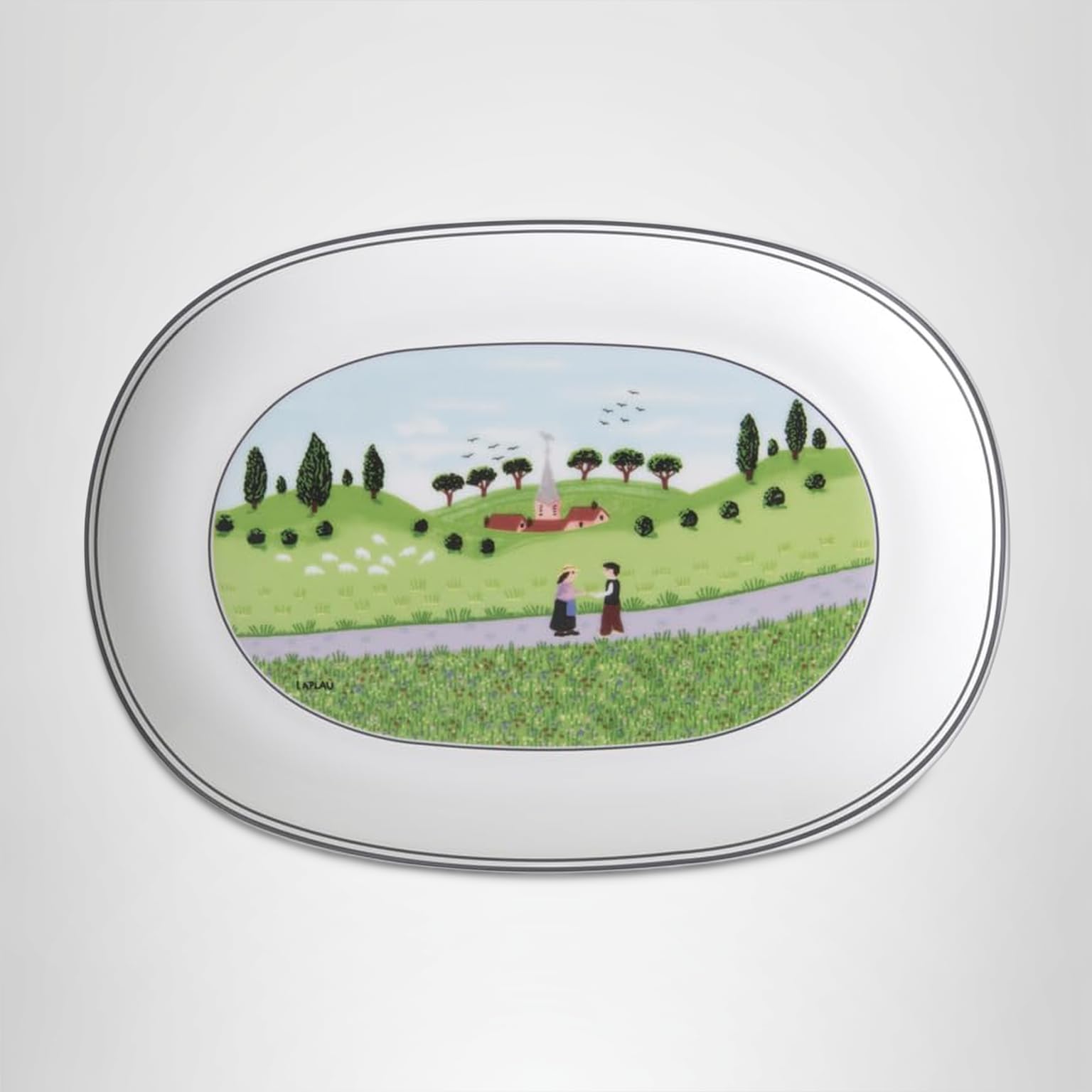 Amazon.com | Villeroy & Boch Design Naif Pickle Dish, 7.75 in