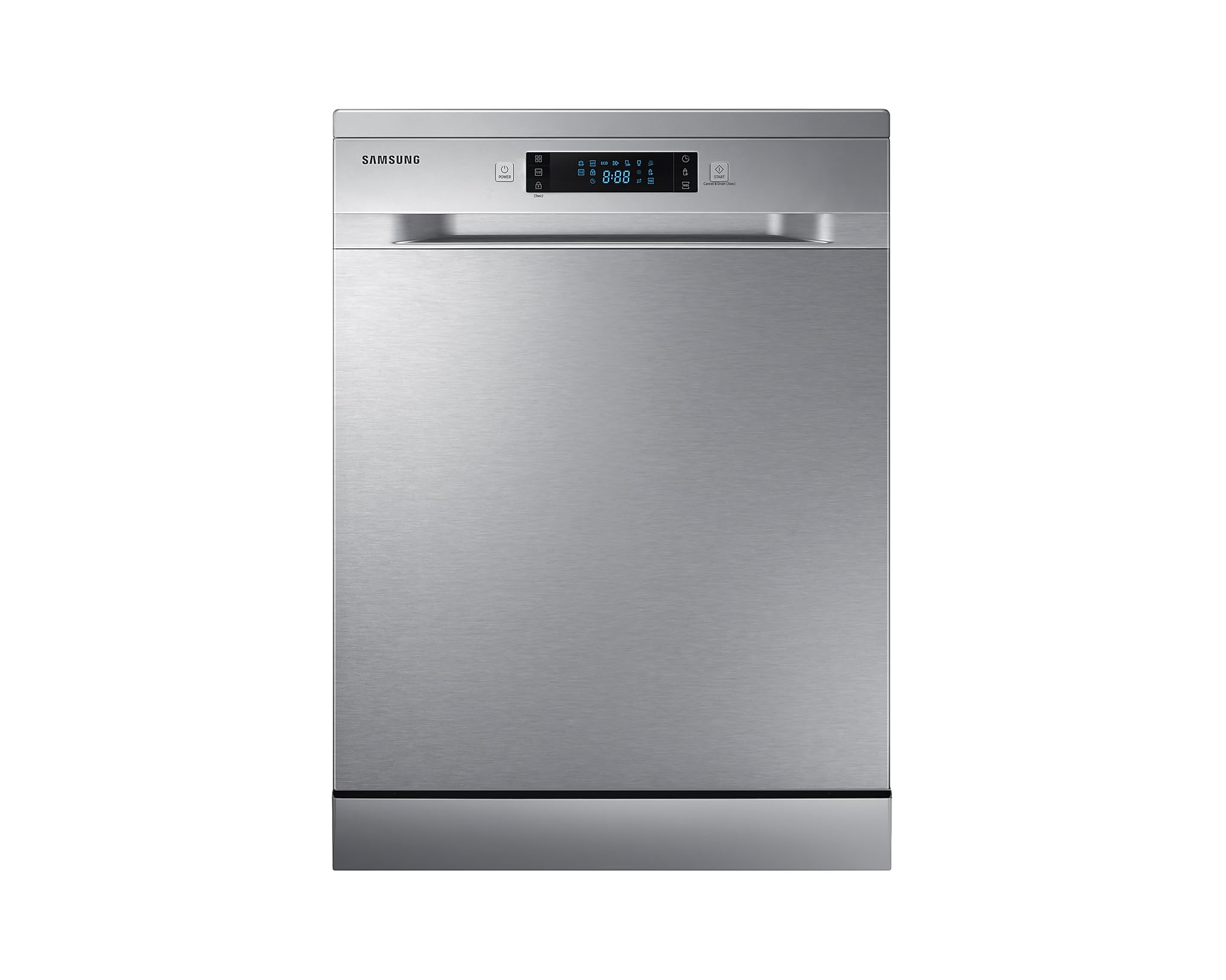 Samsung 14 Place Setting Dishwasher With Digital Display 1800 W Dw60M5070Fs Silver