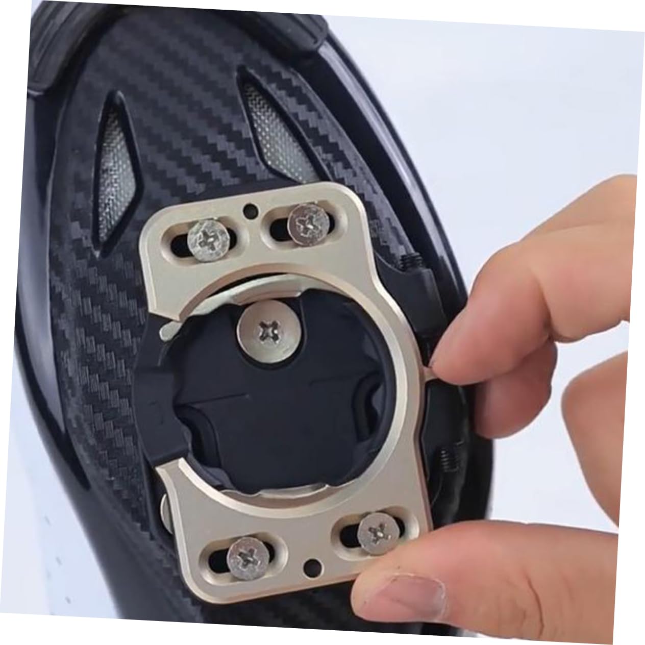 BESPORTBLE 2pezzi Tacchette Per Bici Da Strada Adattatore Per Tacchette Sgancio Rapido Copripedali Per Bici Accessori Per Pedali Da Ciclismo Lucchetto Per Pedali Bicicletta