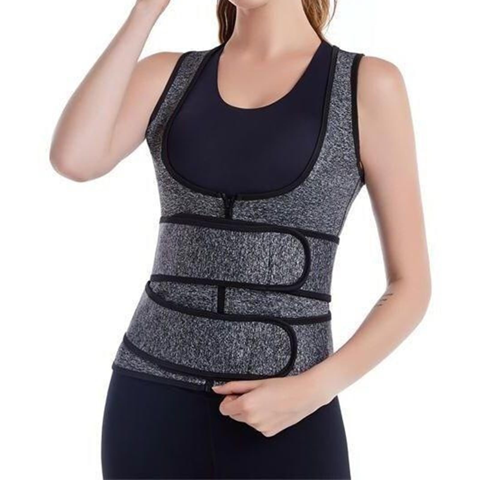 FeiYeup Waist Trainer Vest for Women Weight Loss Shape and Burn Fat Waist Belt Waistband Flatten Your Belly Multiple Size