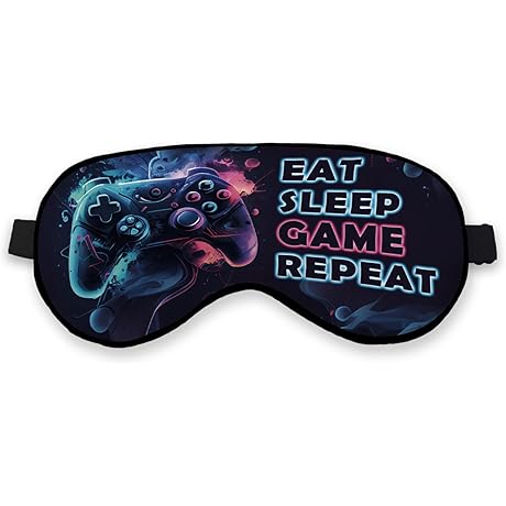 Watercolor Game Theme Spiderman Silk Sleep Mask for Kids Boys Girls Teens