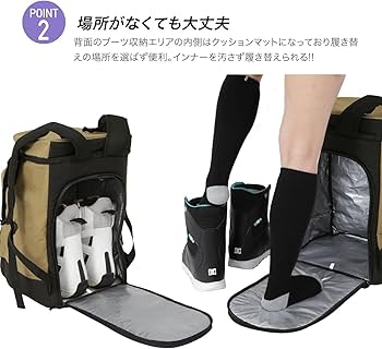 Amazon.co.jp: PONTAPES(ポンタペス) スノーボード バックパック