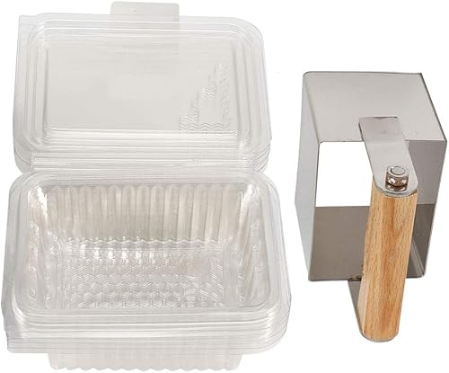 Miniatura 3 de Fydun Less Steel Comb Honey Cutter Scraper with Plastic Case Cutting Tool Beeke Accessories for Men and Women