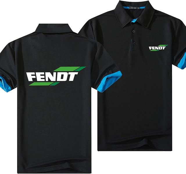 Men's Polo Shirts T-Shirts - FENDT Print Tee Shirts Pullover Short Sleeve Summer Short-Sleeved Casual Sport Jersey-A||S