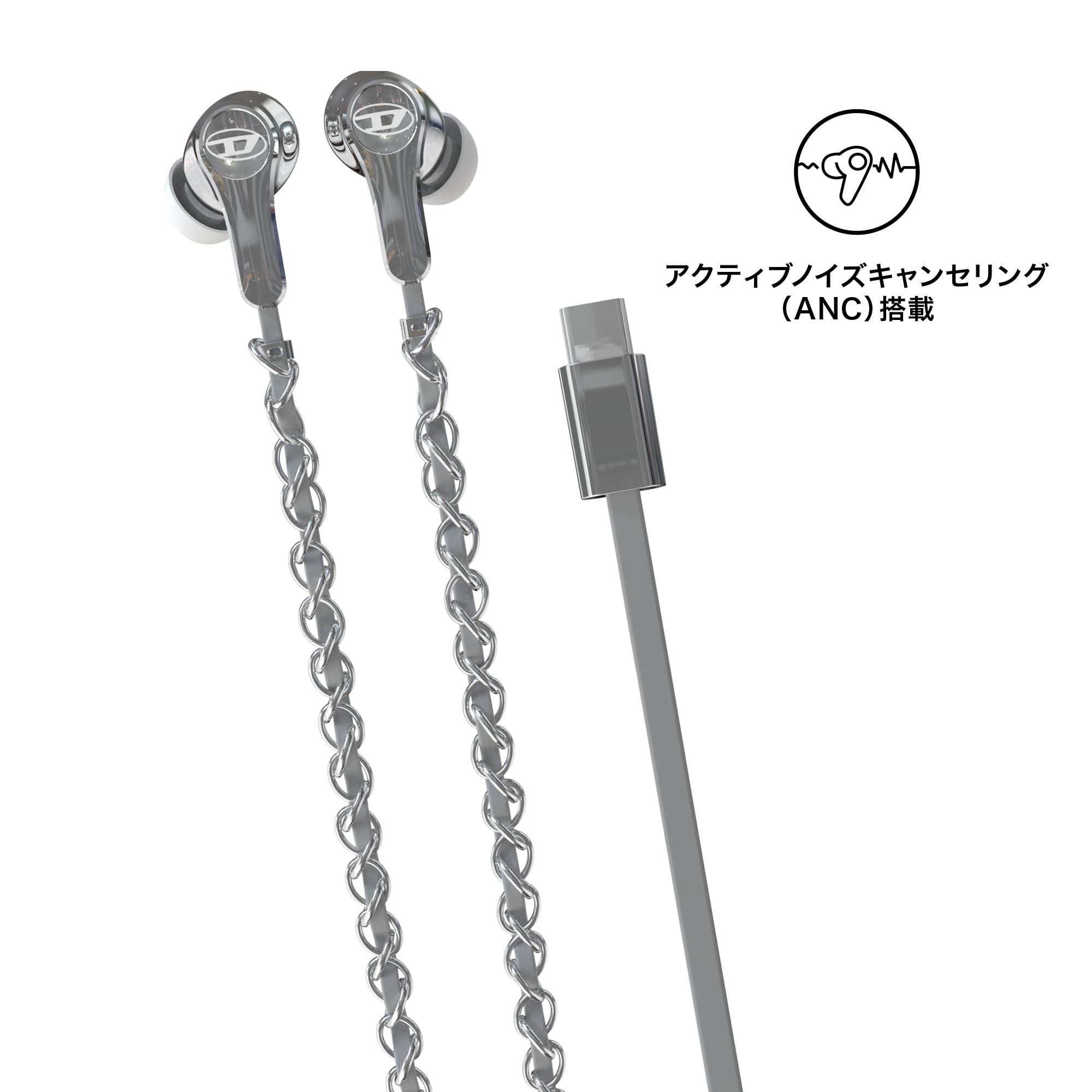 Amazon.co.jp: DIESEL イヤホン 有線イヤホン カナル型 Type-C HIFI