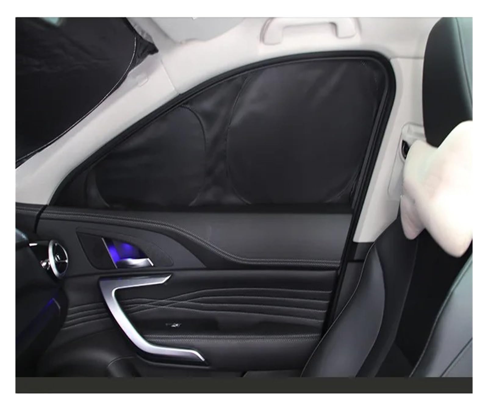 Parasole Macchina Per Tesla Modello 3 Y S X Finestrini Laterali Privacy Tenda Sole Cieco Ombreggiatura Personalizzata Anteriore Posteriore Parabrezza Parasole Auto Parasole (Misurare : MS 6 windows)