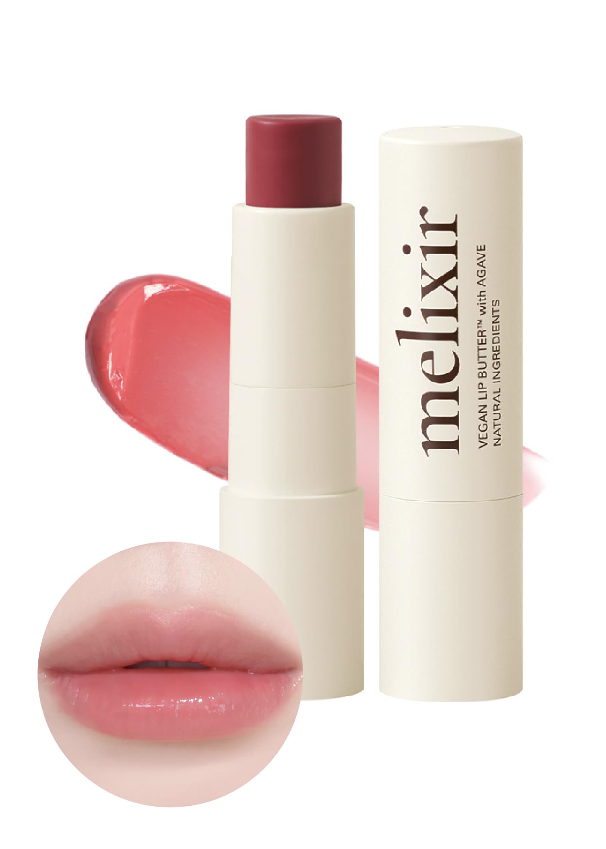 Melixir Vegan Lip Butter #05 Dewy Rose (Colored)