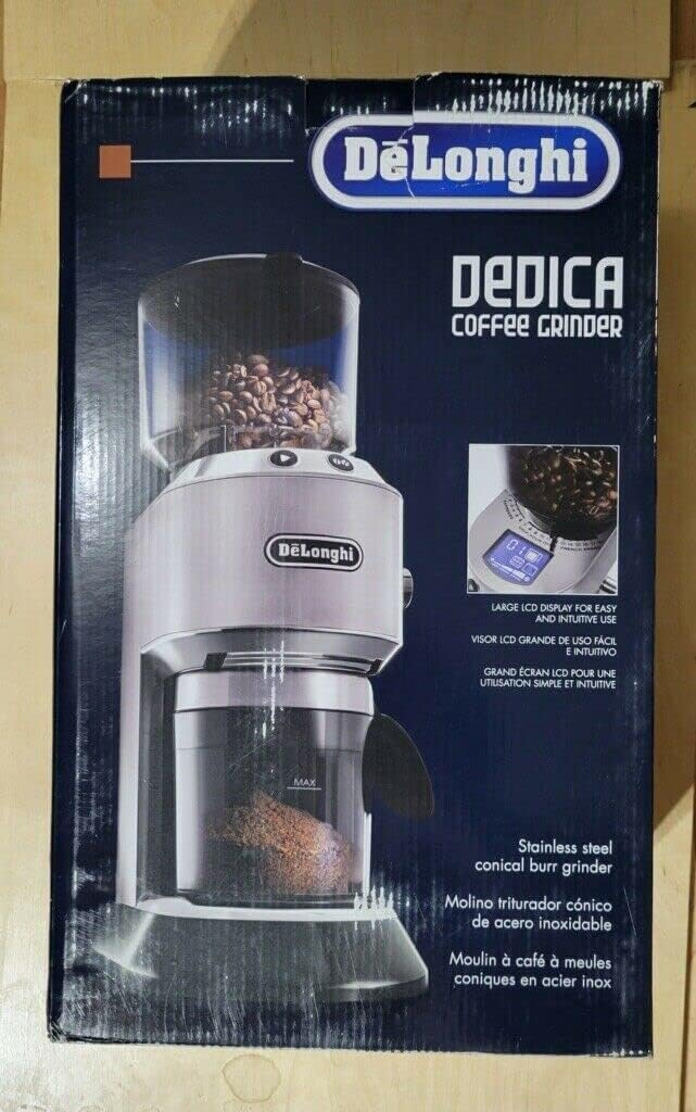 Conical Burr Grinder Kg521m Delonghi Stainless Steel Dedica Coffee