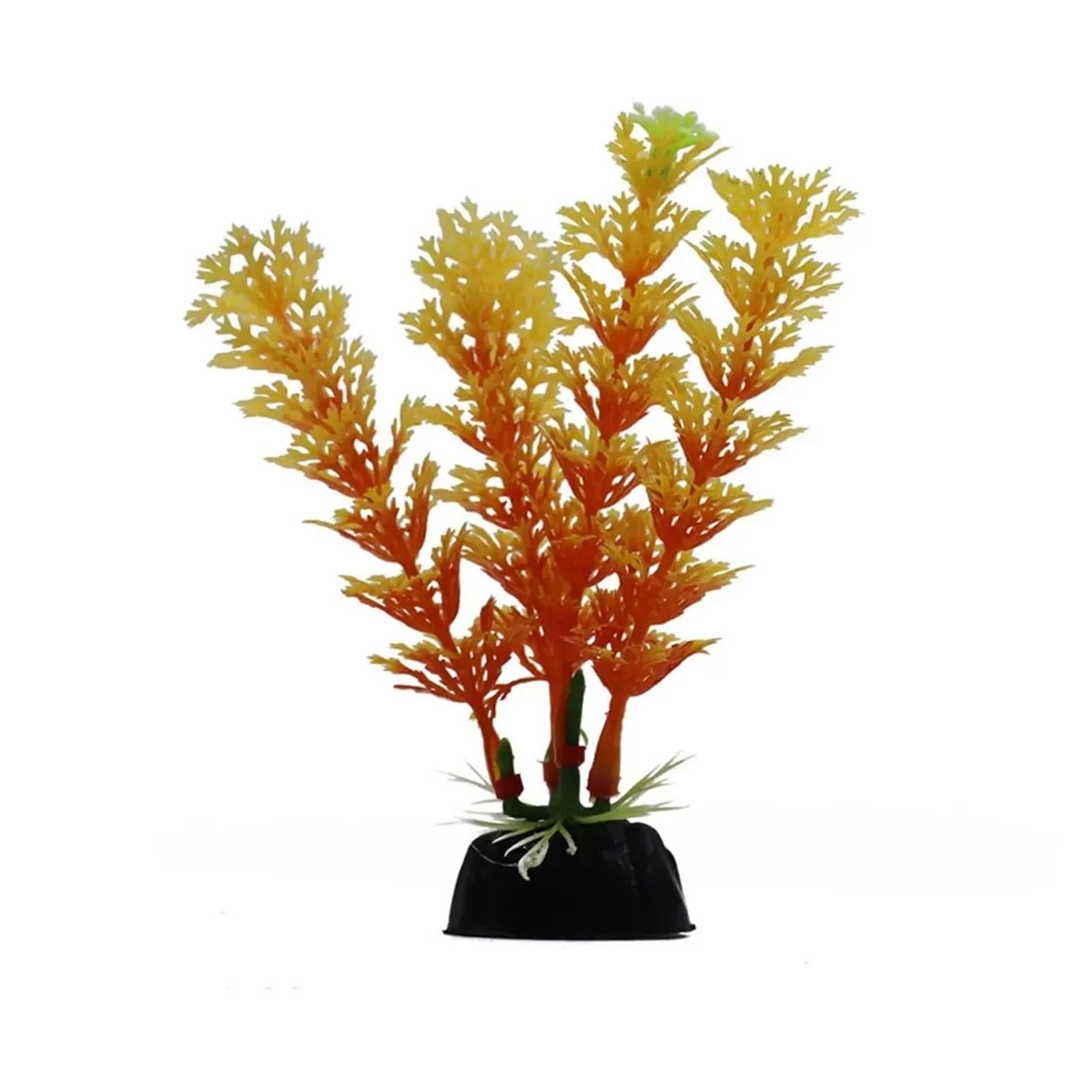 JTKSSCS Aquarium Plants 2PCS 10CM Simulation Artificial Plants Aquarium Decor Water Weeds Ornament Plant Fish Tank Grass(Color 04)