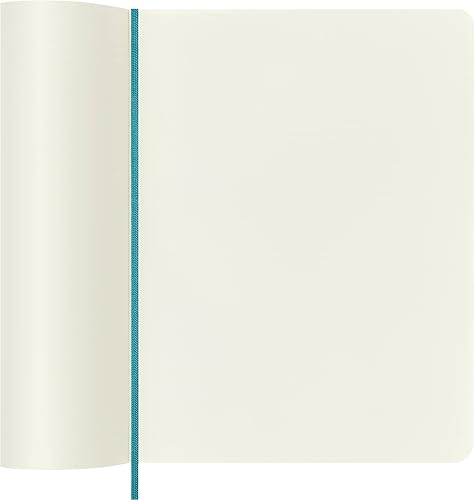 Vista 266 de Moleskine - Cuaderno clásico, tapa blanda, tamaño XL (7.5 x 9.5 pulgadas), a rayas/rayado, azul zafiro, 192 páginas Negro