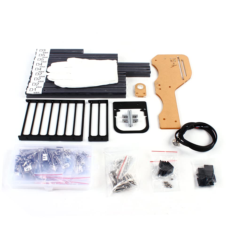ATX M-ATX ITX - Custodia per computer da gioco fai da te, telaio verticale in alluminio, telaio aperto, dissipazione del calore, per scheda madre PC, nero