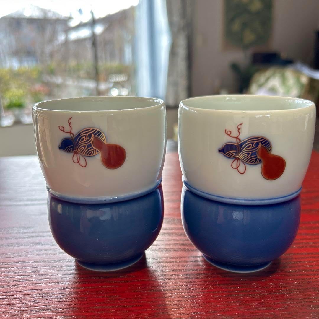 深川製磁　百年庵　陶箱　外赤丸紋　内染付　菓子器　宮内庁御用達 深川製磁 百年庵 陶箱 外赤丸紋 内染付 菓子器 宮内庁御用達 深川製磁