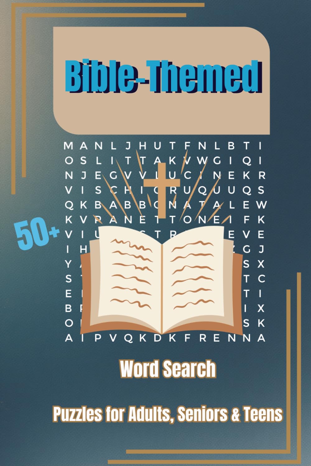 Bible - Themed Word Search: Word Search Puzzles for Adults, Seniors and Teens based on scripture from the Bible.