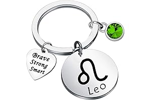 12 Constellation Keychain, Birthstone Horoscope Jewelry Gift for Family Friend