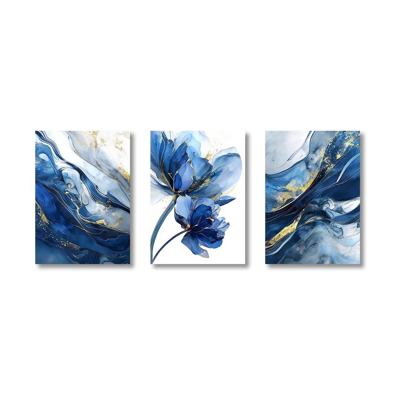 Images d'art pour la décoration de la maison avec peinture sur toile rose bleue