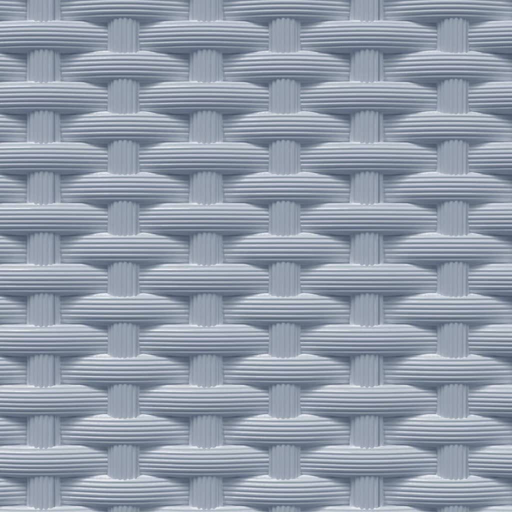 Donice 2 szt jasnoszare 30x30x37 cm polipropylen duze pojemniki na kwiaty do ogrodu na balkon taras dekoracyjne