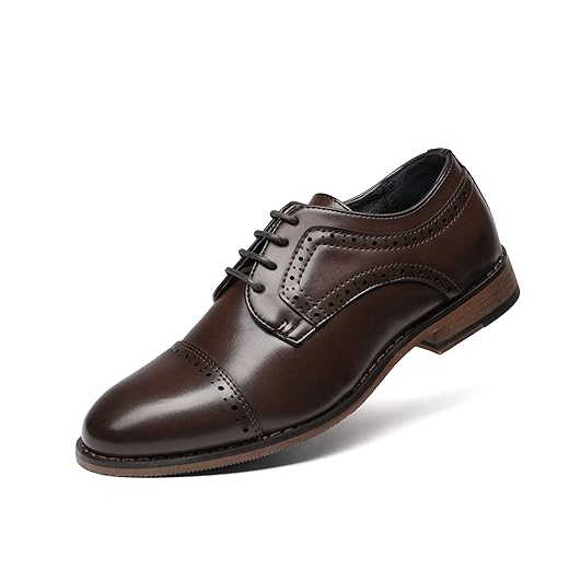 Bruno Marc Boy's Prince-K1 Classic Oxfords Dress Shoes