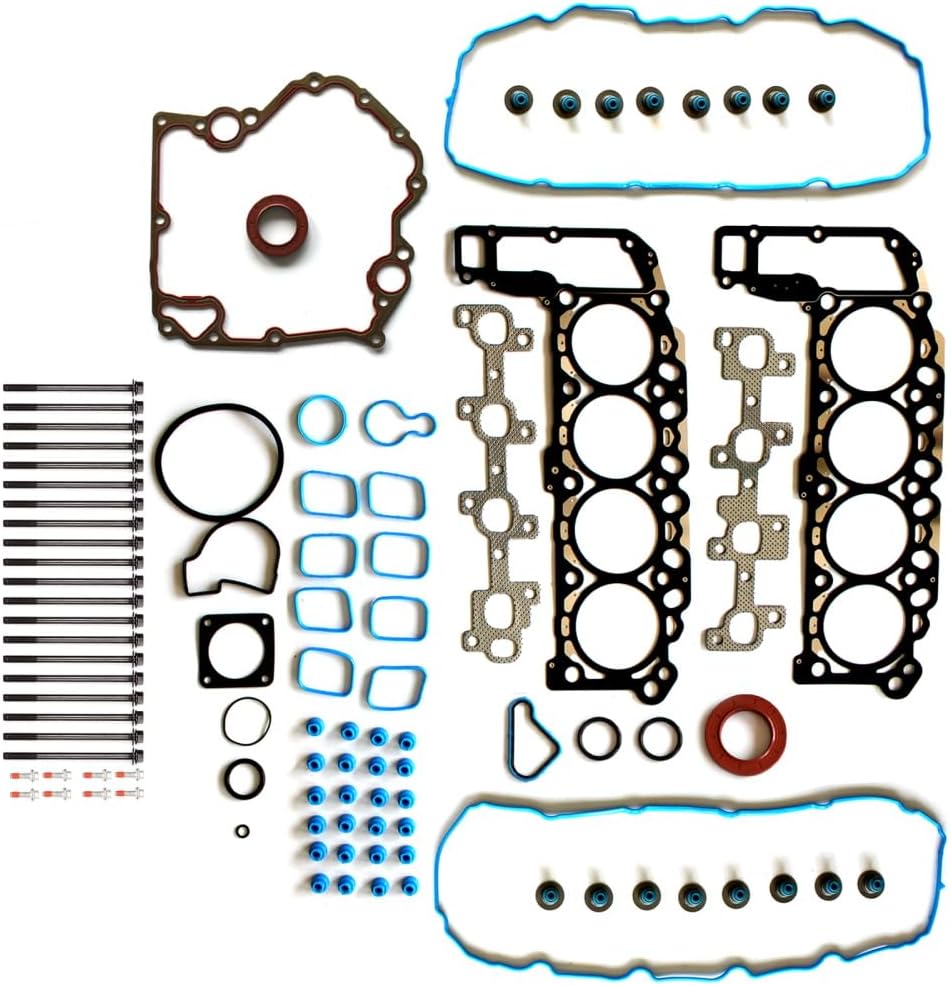 HS26157PT Full Gasket Set Head Bolts Kits fit for 2000-2003 for Dodge for Dakota 4.7L 2000-2003 for Dodge for Durango 4.7L 2002-2003 for Dodge for Ram 1500 4.7L Replace