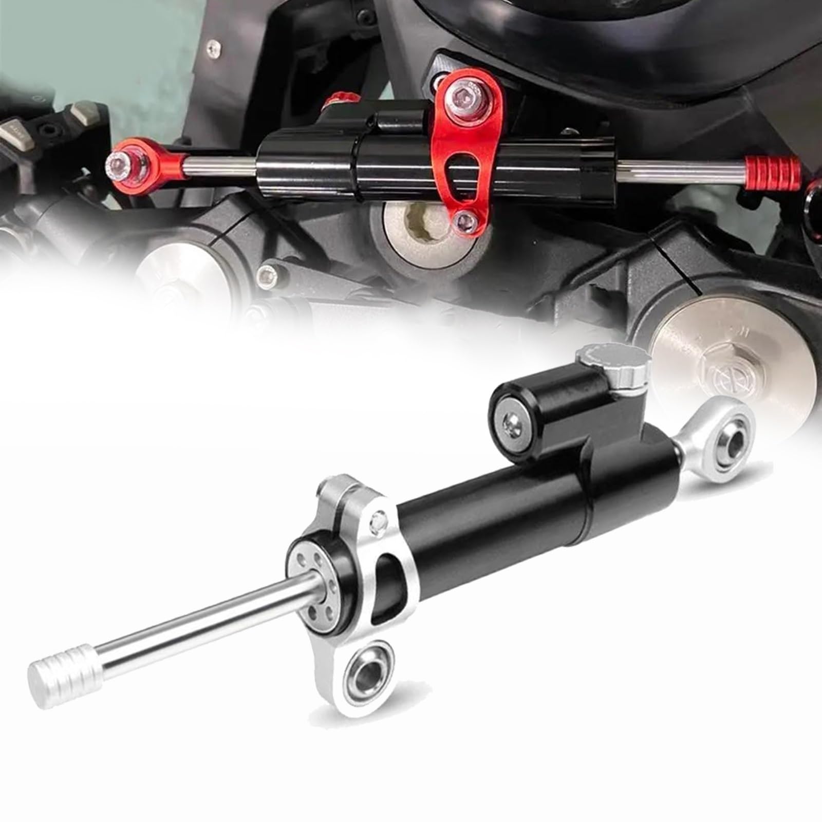 Motorcycle CNC Adjustable Steering Damper Mounting Bracket for Yamaha ATV UTV Raptor YFM660 YFM700 700R 350