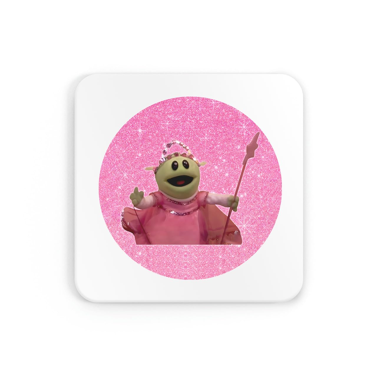 New Spirit Original Girls Multicolor Sparkly Mona Nanalan Wonderful Meme Coaster