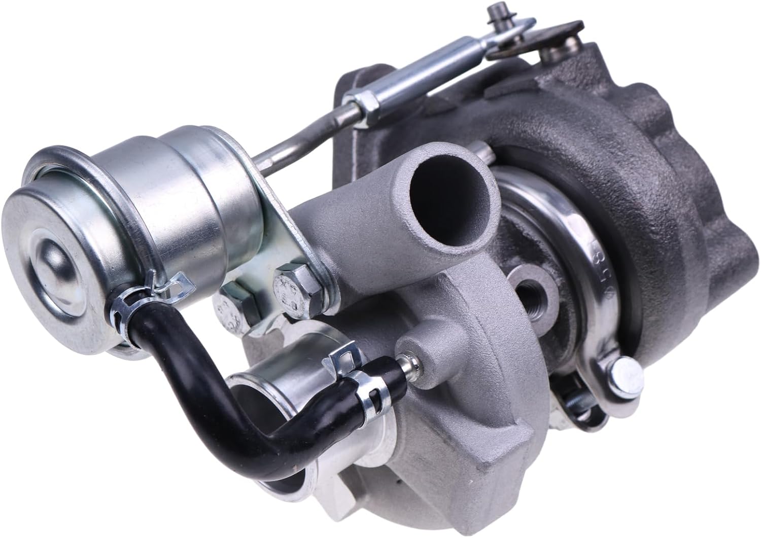 FridayParts Turbo TD025M-05T Turbocharger 49173-03410 1E038-17012 4917303410 1E03817012 Compatible for Kubota D1105T V1505T Replacement (Air Outlet:33 mm,Intake42mm)