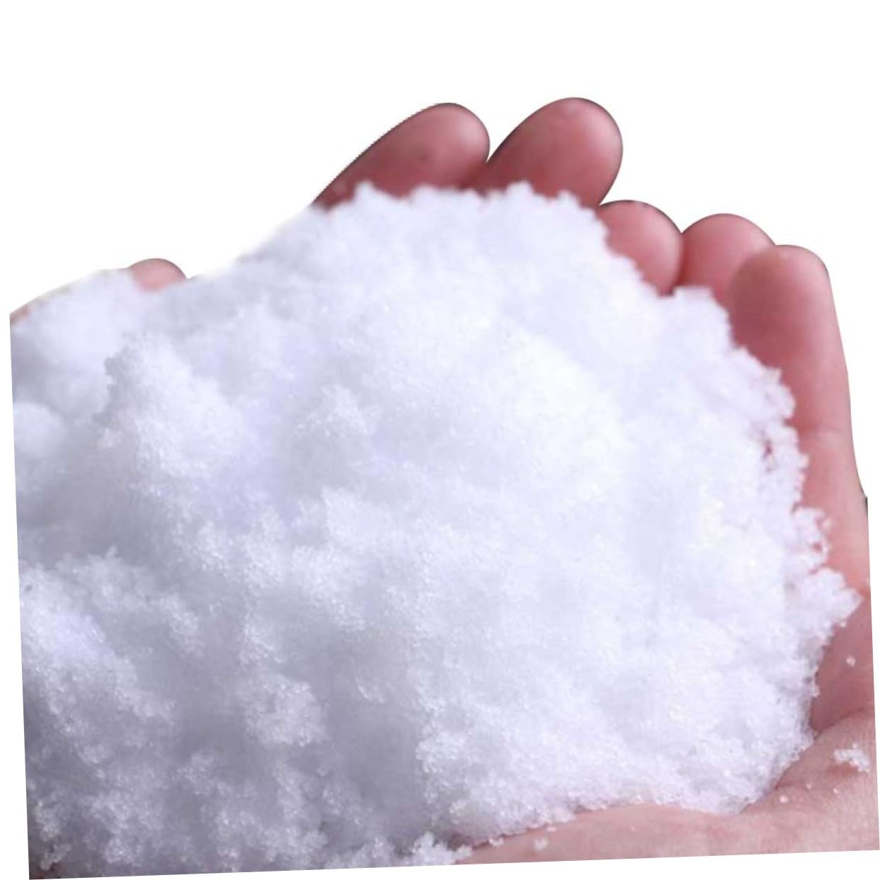 Neve Artificiale in Polvere Pet 500g per Decorazioni Natalizie e Foto Invernali