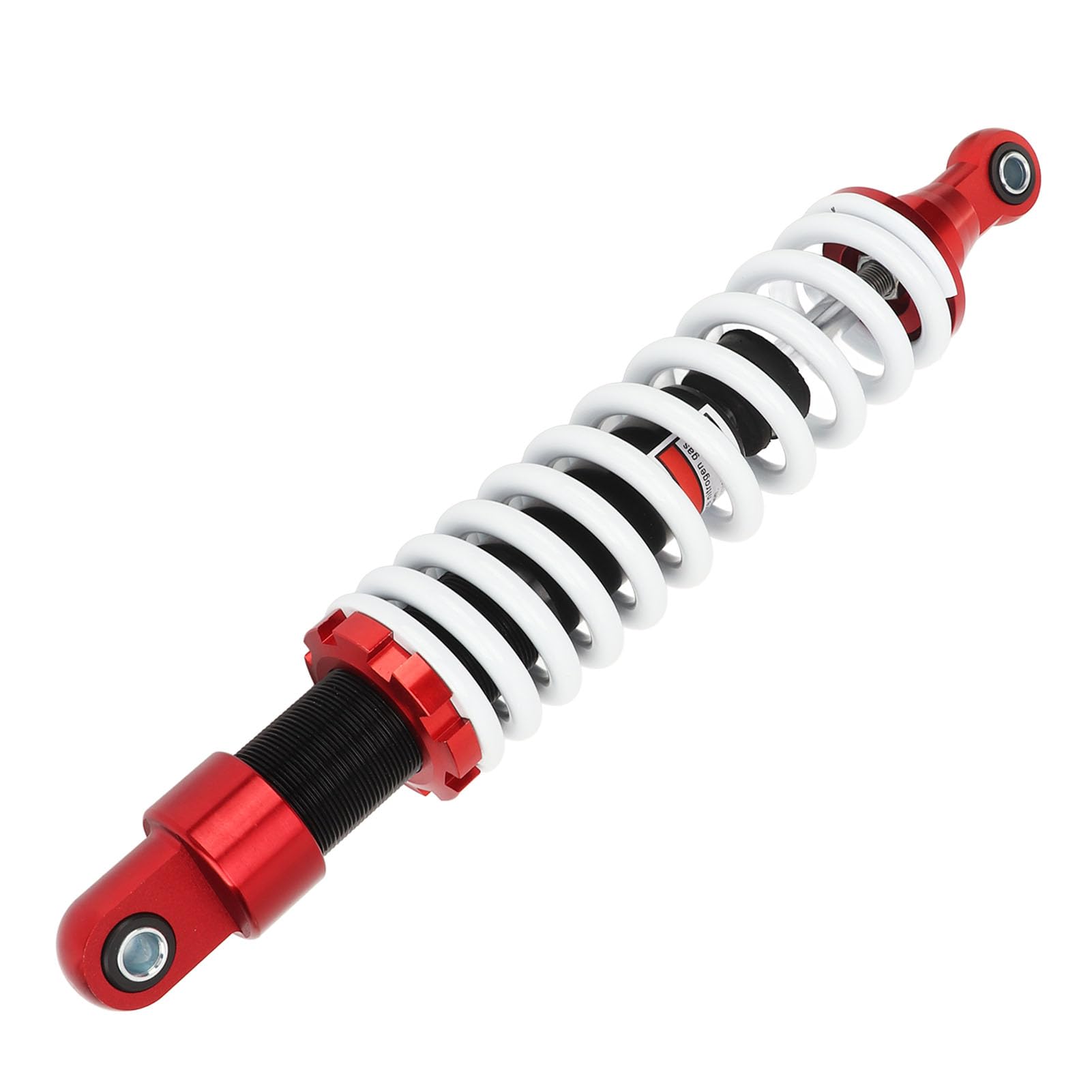 Dilwe Amortyzator Motocyklowy 375 Mm Regulowany Amortyzator Zawieszenia Stop Aluminium CNC z regulacją Nacisku Sprężyny Mocowanie 10 Mm do Quada Dirt Bike ATV