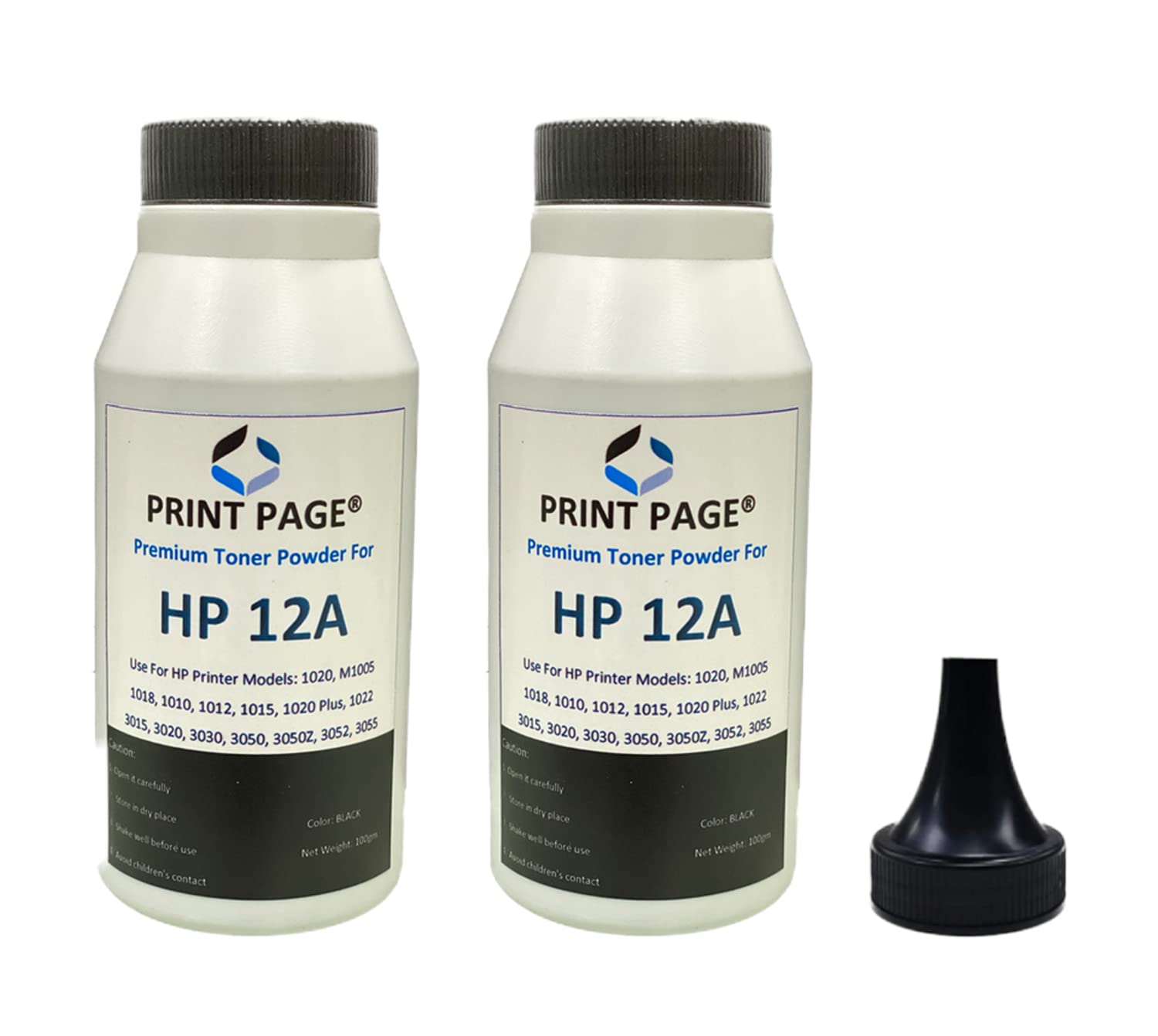 Print Page Ultra Dark Toner Powder for Use in 12A, 15A, 49A, 53A, 55A, 28A, 26A, 05A, 280A, 79A, 16A, 11A, 51A, 64A, FX9, 103, 703, 903 (Pack of 2)-image-9