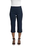 Womens Pull on Split Hem Capri