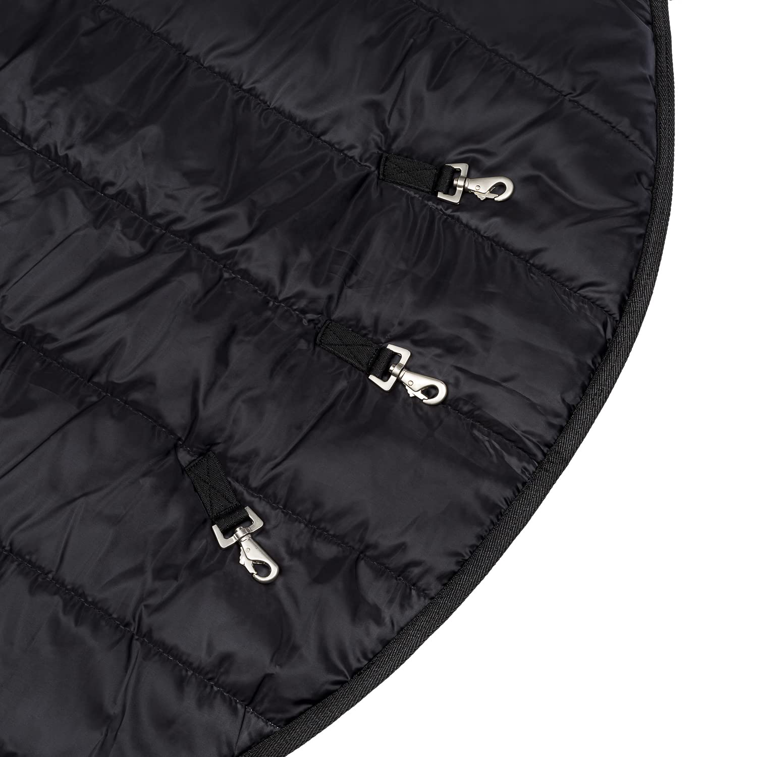 SUNRIDE Parte del collo 50g compatibile con i nostri tappeti invernali e antipioggia - 600D ripstop, impermeabile (XL/165 cm, nero)