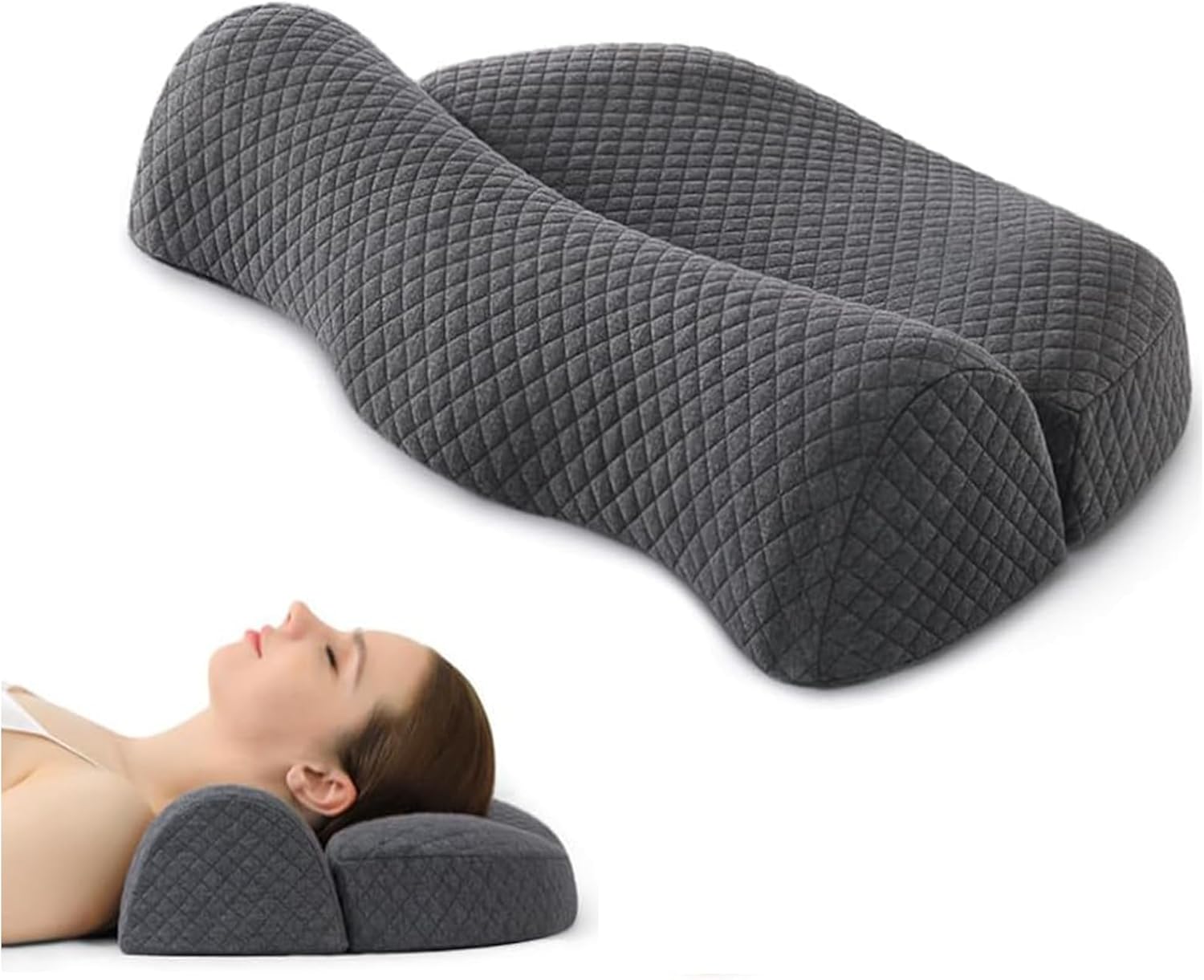 Amazon.com: Memory Foam Neck Support Sleeping Pillow, Ergonomic - Best Pillow For Neck Support Back Sleeper
