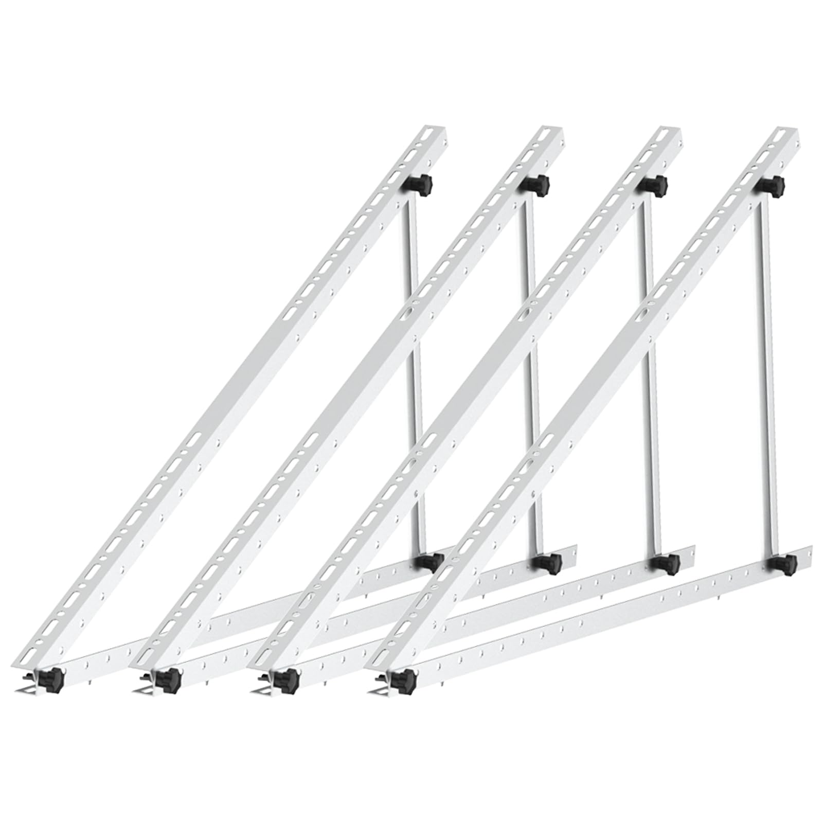 4 Supporti Per Pannello Solare, 114 Cm, 45", In Alluminio, Per - Foto 7