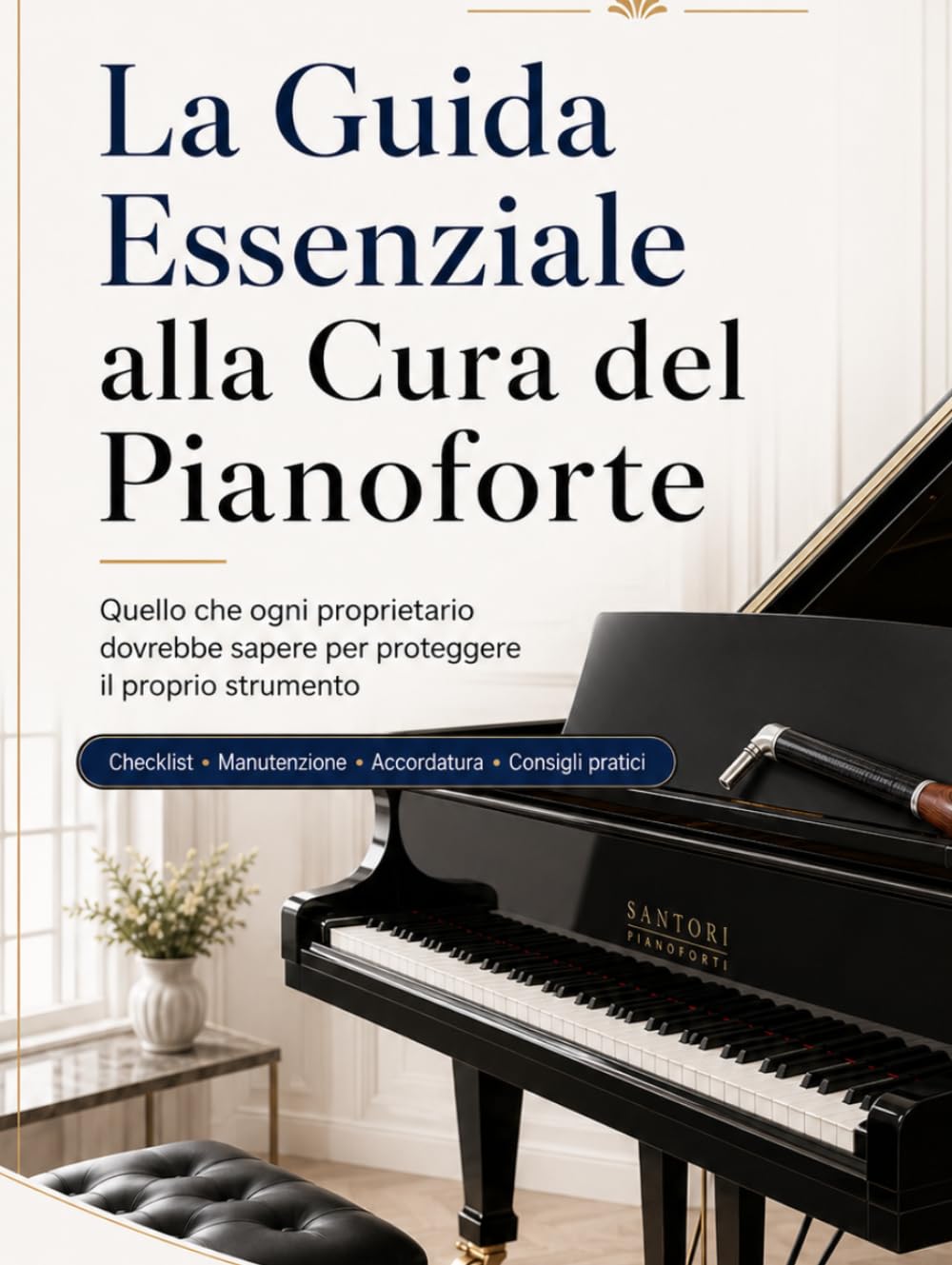 La Guida Essenziale alla Cura del Pianoforte: Quello che ogni proprietario dovrebbe sapere per proteggere il proprio strumento, mantenerlo piacevole ... e capire quando è il momento di intervenire