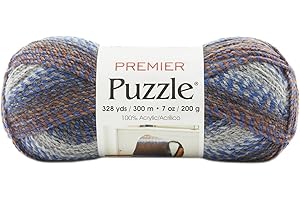 Premier Puzzle Yarn: Equine-Themed Acrylic Yarn for Knitting and Crochet