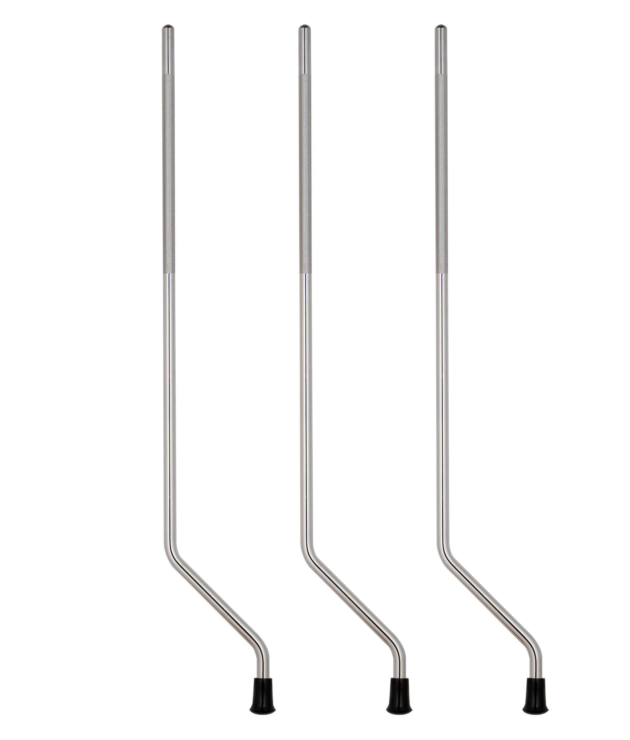 Gibraltar SC-TL1A Floor Tom Legs 9.5mm 3-Pack,on-Slip Rubber Feet, Drum Accessories Hardware and Parts