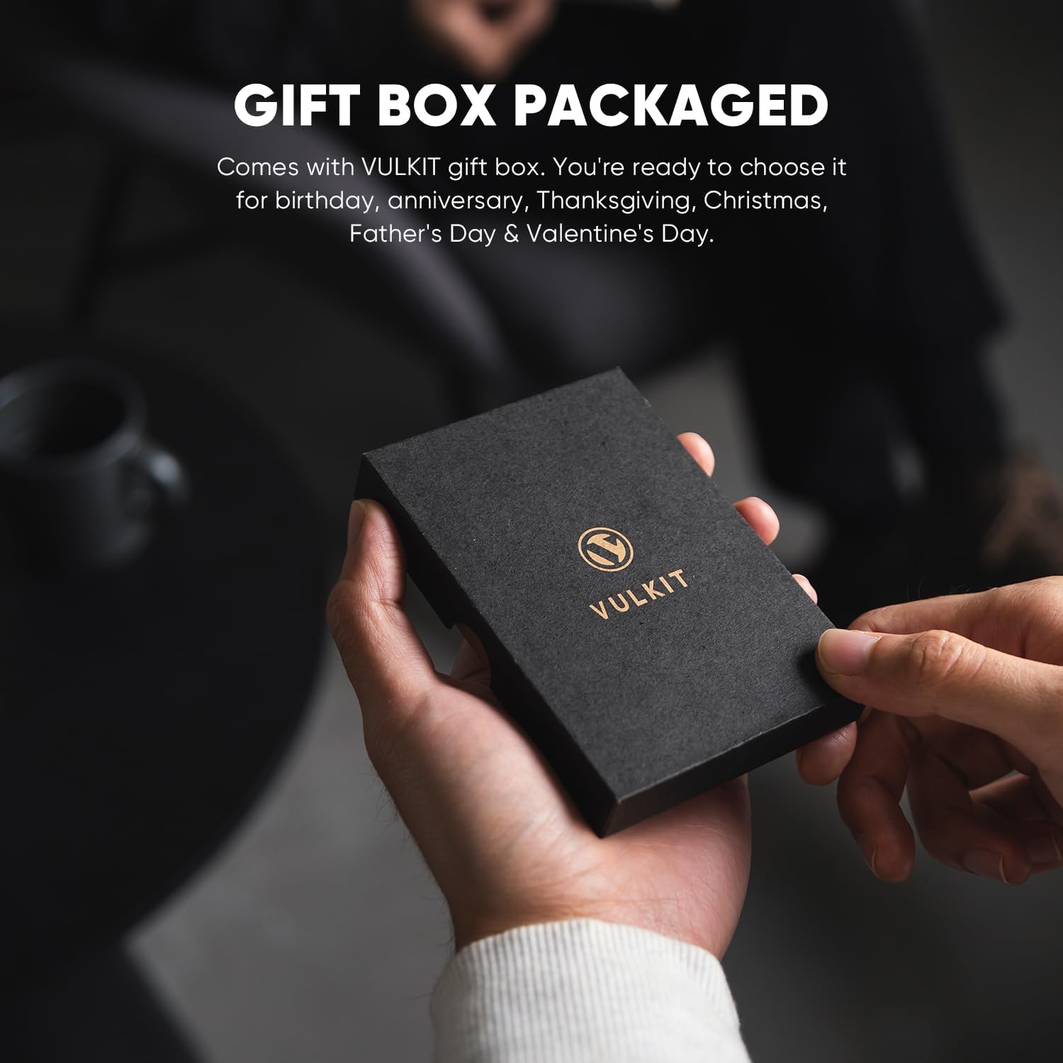 VULKIT Magnetic Money Clip Leather Money Holder Minimalist Design Holds Up to 15 Cash - Image 7