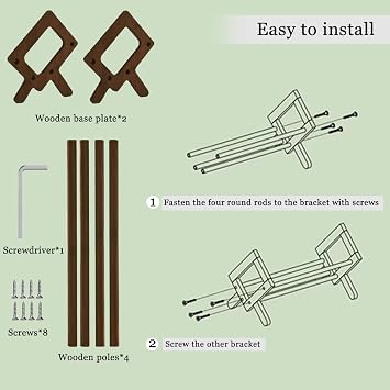 Wood Tilting Bookcase in Living Room/Home/Office, Desktop Book Shelf Organizer Bookshelves Storage Rack for CDs/Magazine/Books Display (Coffee, 16-L)