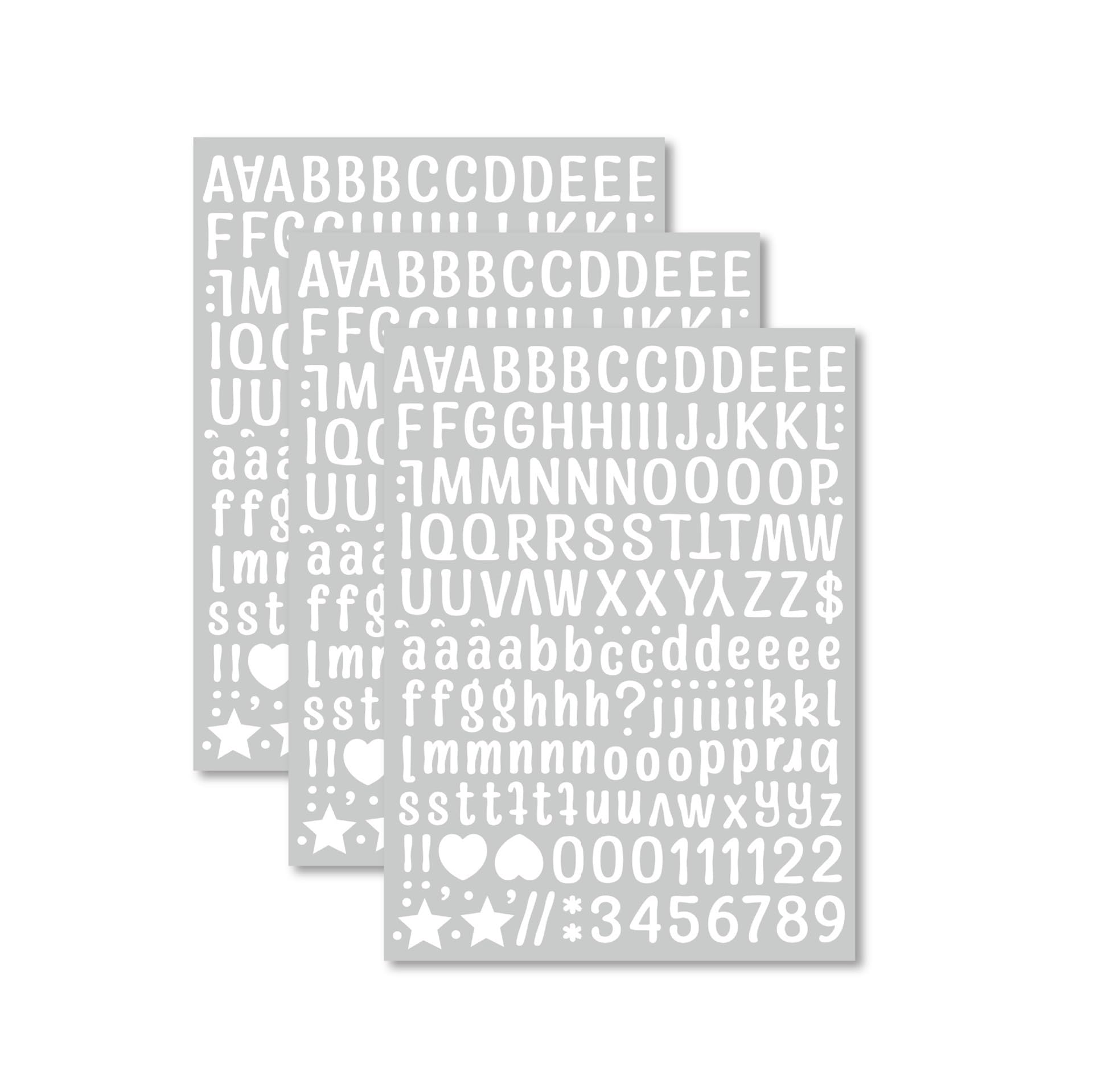 Gold Self-Adhesive Letter Stickers - 6 Sheets of Waterproof Vinyl Alphabet Stickers for DIY Crafts and Projects(Color4)