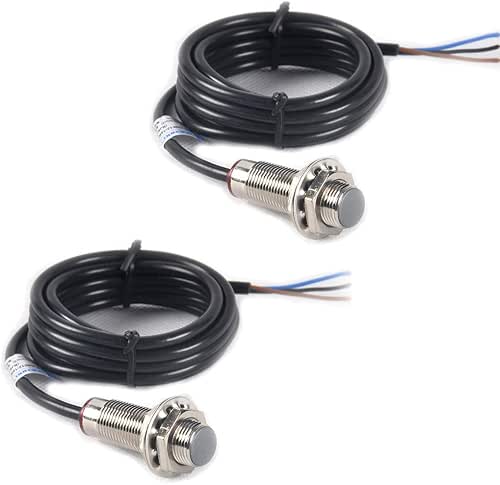 HiLetgo 2pcs NJK-5002C Hall Effect Sensor Proximity Switch NPN 3-Wires