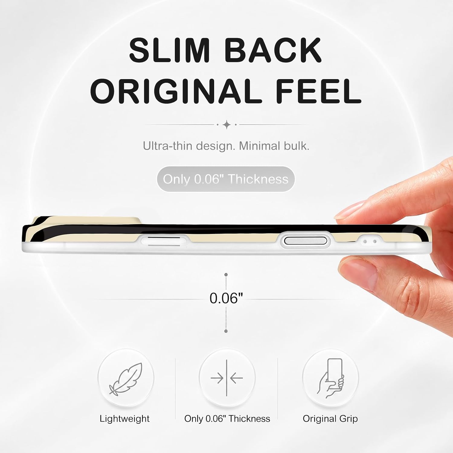  for iPhone 17 Pro Max/18 Pro Max Black Striped Phone Case thumbnail