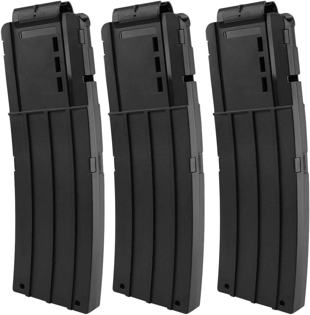 Bullet Clips, Lingxuinfo 3 Pack 15-Dart Bullet Clips Magazine Clips for nerf n-strike elite series/nerf modulus series blaster