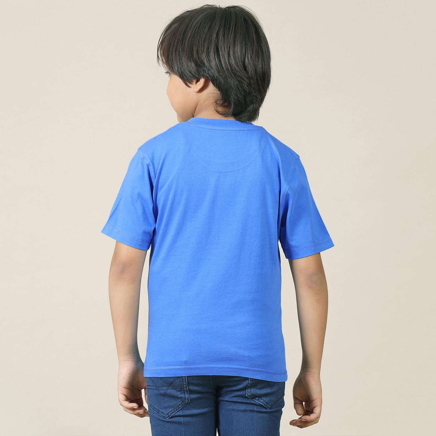 Kidsville Maglietta ufficiale Marvel Avengers Spiderman da ragazzo, mezza manica, girocollo, grafica blu, cotone stampato, t-shirt per bambini