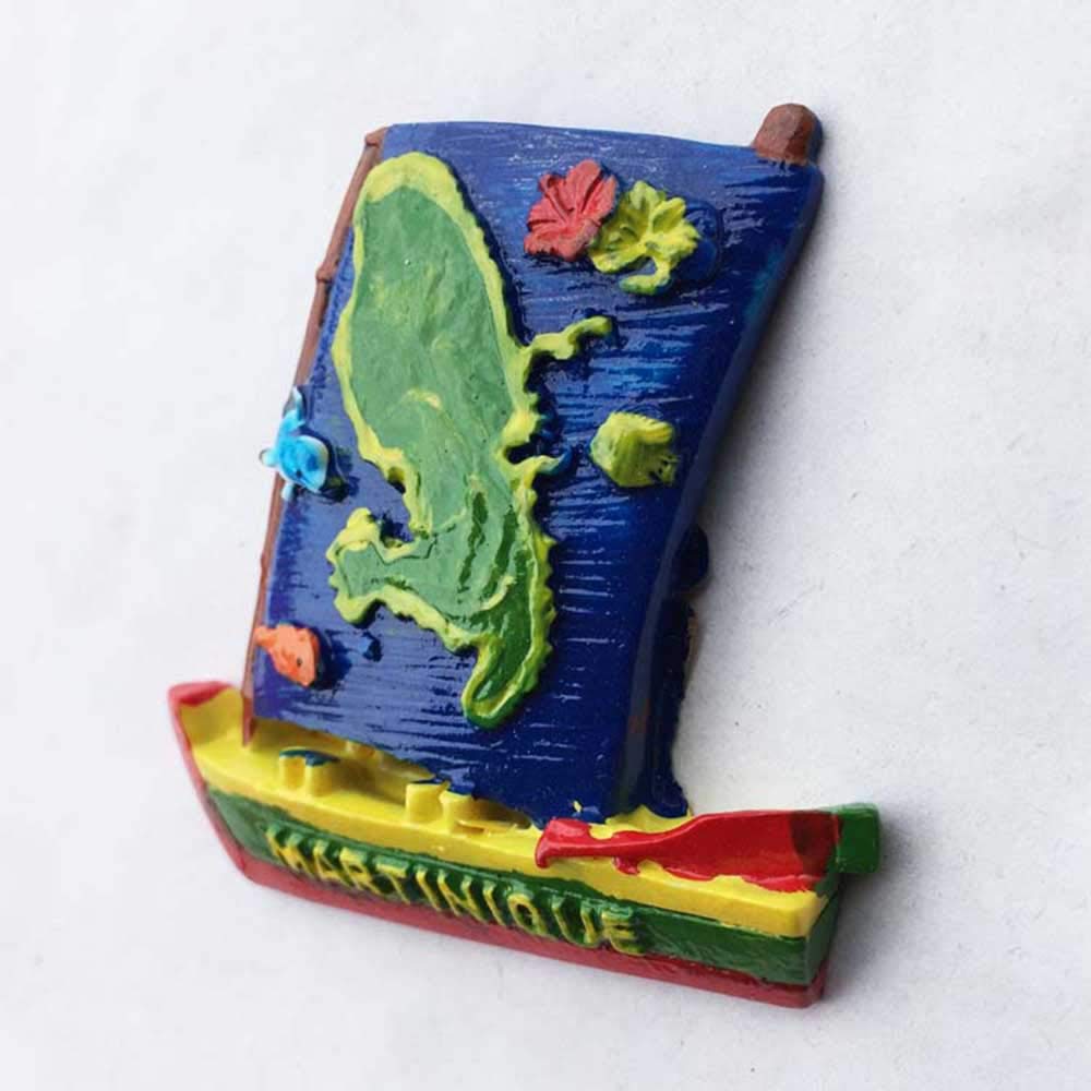 Martinica Francia turistico souvenir 3D frigorifero magneti decorazioni