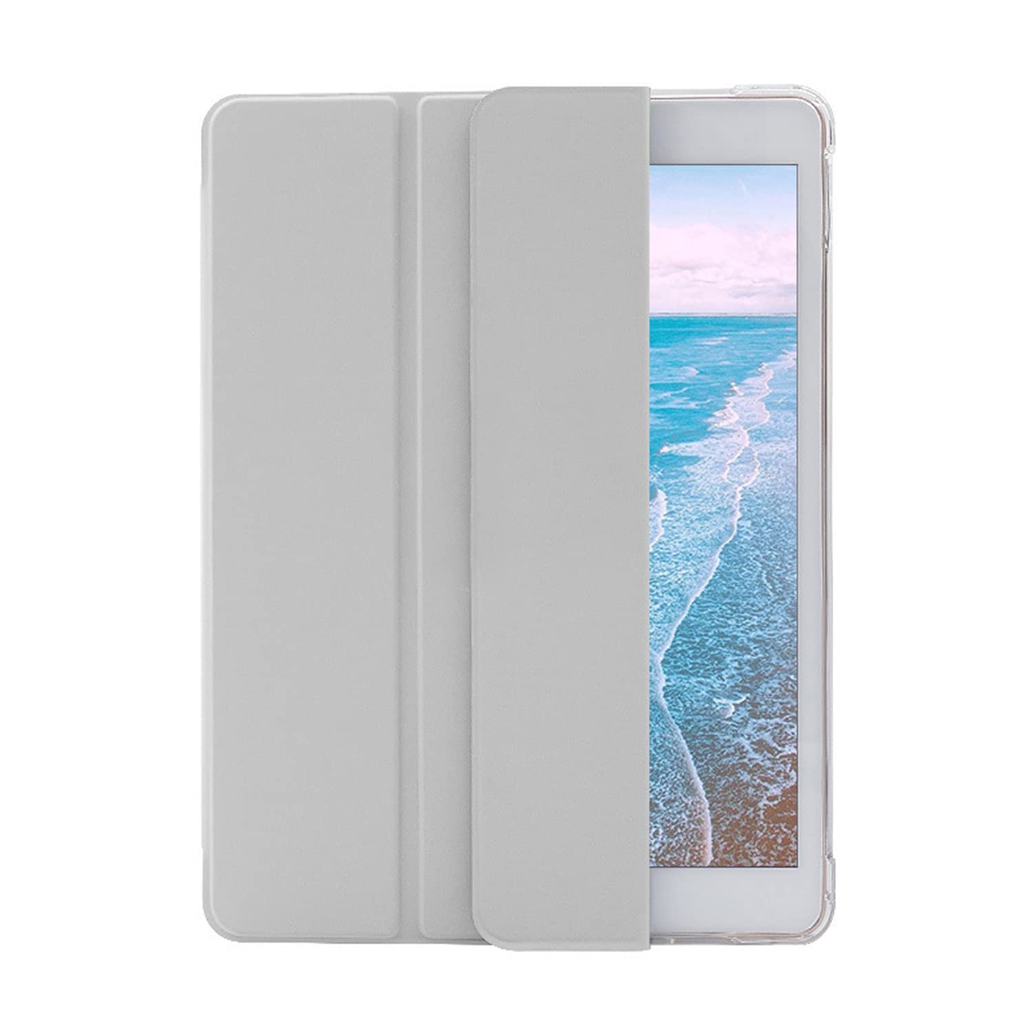 HUEZOE iPad 10.2 Inch Case, iPad 9/8/7 Generation (2021/2020/2019 Model Model), Folding Stand Protective Case with Pen Holder